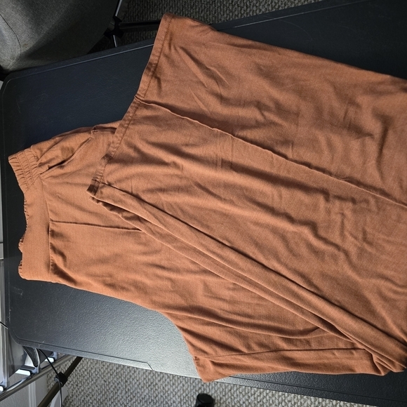 Brown Relaxed Pants - Picture 1 of 6